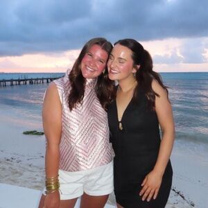 Stylish Pink Chevron Women's Tank Top